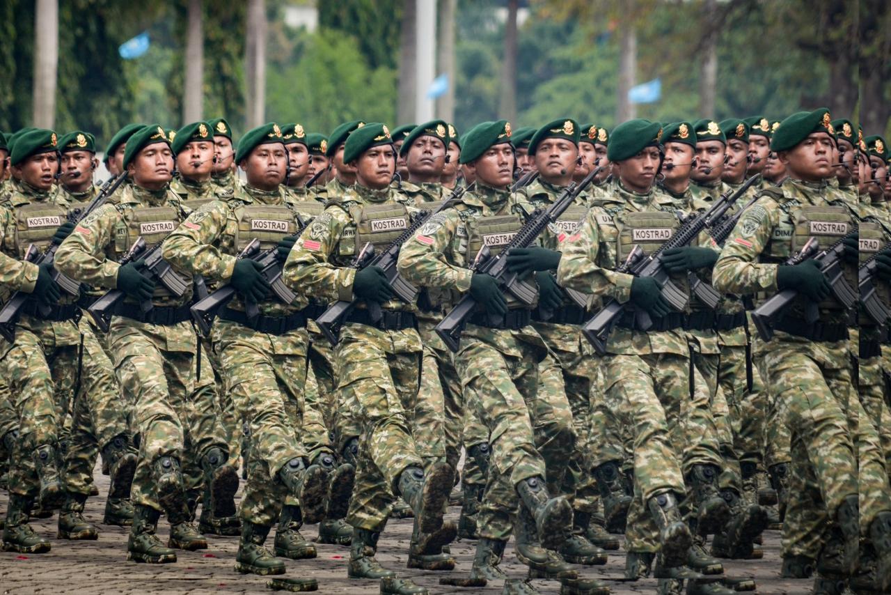 Soldiers in Combat Formation